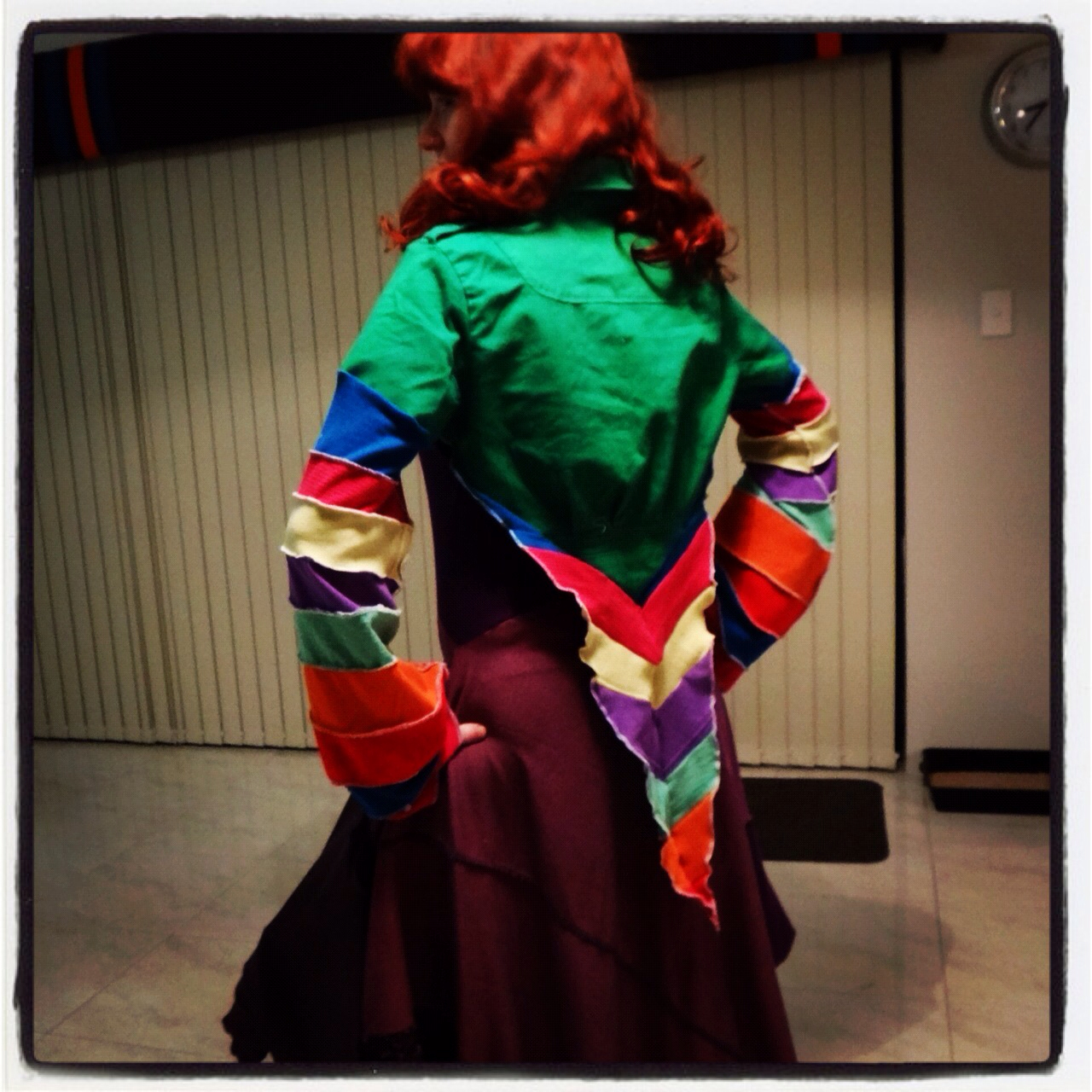 Rainbow Pammy's awesome Upcycled Jacket!