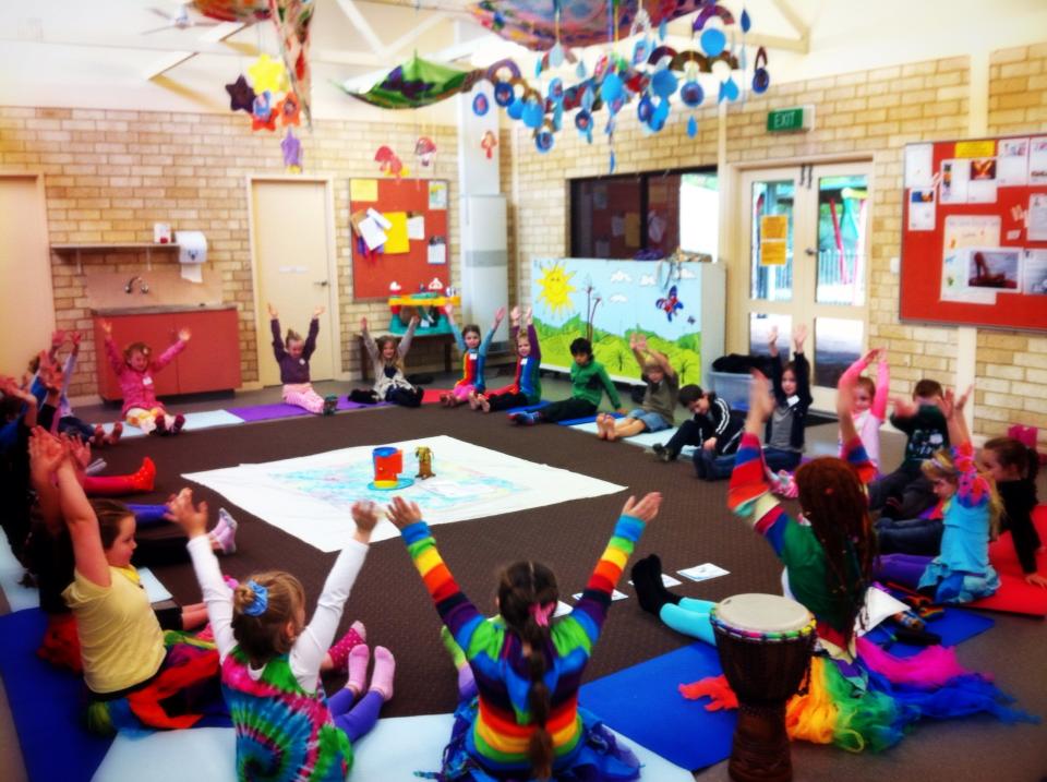 Roleystone Children's yoga workshop.